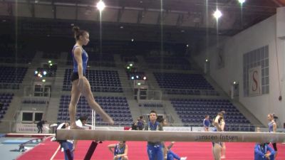 Enus Mariani Gorgeous On Beam (Italy) - Official Training, Jesolo 2016