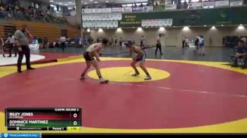 106 lbs Champ. Round 2 - Dominick Martinez, Otay Ranch vs Riley Jones, El Capitan