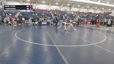 105 lbs Cons. Quarters - Daniel Acuna, Servite vs Cade Myers, Green River Grapplers