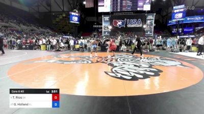 165 lbs Cons 8 #2 - Trae Rios, OK vs Gunner Holland, FL