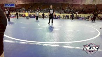 120 lbs Consolation - Atticus Gutierrez, Lexington Wrestling Club vs Israel Garcia, OKC Saints Wrestling
