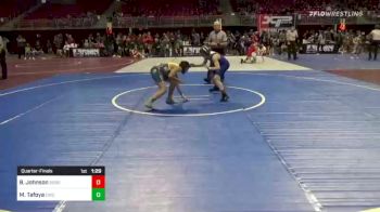 100 lbs Quarterfinal - Brett Johnson, Sebolt vs Max Tafoya, Chaparral Wrestling Club