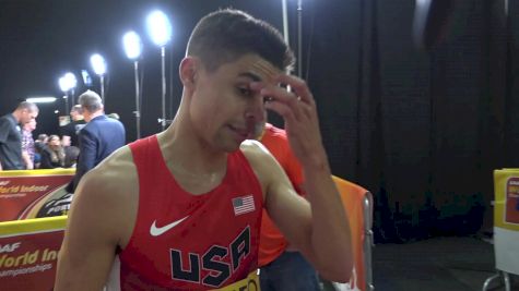 Matthew Centrowitz wins 1500 prelim, works on tactics for final