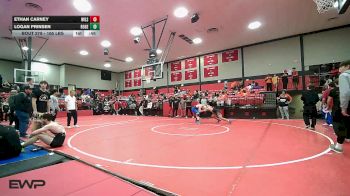 165 lbs Consi Of 8 #1 - Ethan Carney, Wilson-Henryetta vs Logan Prinsen, Rogers High School Boys