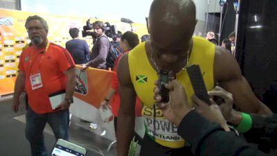 Asafa Powell runs 6.44 twice but doesn't have enough in the final