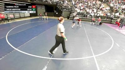 4A 110 lbs Cons. Round 2 - Jaelie Griffiths, Crimson Cliffs High vs Sabrina Felix, Mountain View