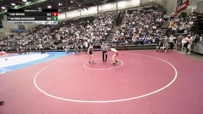 3A 132 lbs Cons. Round 2 - Ian Bryan, Delta vs Jayden Davidson, Union