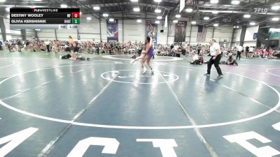 132 lbs Rr Rnd 2 - Destiny Wooley, MF Angels vs Olivia Kershisnik, 84 Athletes