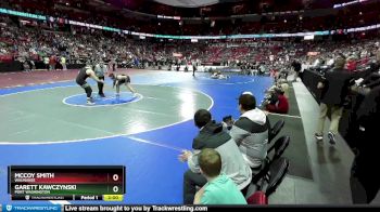 D1-215 lbs Quarterfinal - McCoy Smith, Waunakee vs Garett Kawczynski, Port Washington