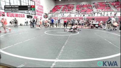 100 lbs Rr Rnd 3 - Landon Villines, Weatherford Youth Wrestling vs William Nguyen, Standfast