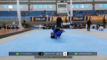 TALES SANCHES vs Vinicius Batista 2026 PBJJF South American Jiu-Jitsu Championship