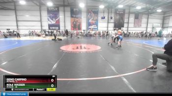 76 lbs Rd# 7- 10:45am Saturday Final Pool - Kole Wasser, PA Blue vs Geno Carpino, PA White