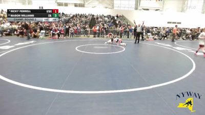 80 lbs Champ. Round 2 - Mason Williams, Club Not Listed vs Ricky Ferrell, North Tonawanda Wrestling Club