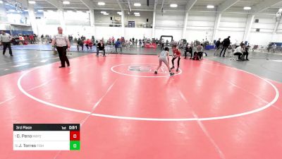 64 lbs 3rd Place - Donovan Peno, Mayo Quanchi WC vs Jaevin Torres, Fisheye WC