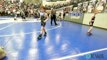 49 lbs Quarterfinal - Bo Golden, Team Nomad vs Silas Boyd, Harrah Little League Wrestling