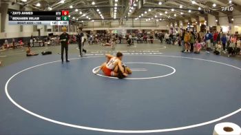 126 lbs 1st Place Match - Zayd Ahmed, Warrior Trained Wrestling vs Benjamin Milam, Scorpion Wrestling Club