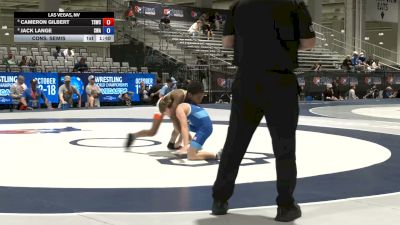 33 kg Cons. Semis - Cameron Gilbert, The STJ Wrestling Club vs Jack Lange, Sebolt Wrestling Academy