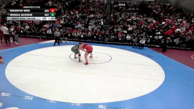 4A 235 lbs Semifinal - Brighton Wise, Bear River vs Jessica Jackson, Snow Canyon