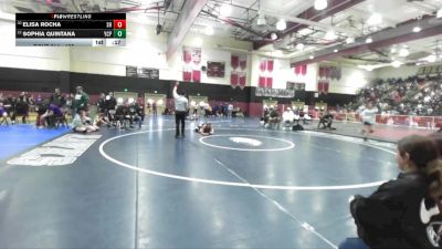 125 lbs Cons. Round 4 - Elisa Rocha, Shadow Hills vs Sophia Quintana, Yucaipa
