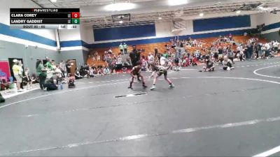 60 lbs 1st Place Match - Clara Corey, Carolina Reapers vs Landry Gaddist, Summerville Take Down