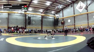 110 lbs Cons. Round 1 - Avi Eber, Lebanon HS vs Leah Marine, Washington Court House