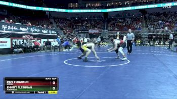 1A-215 lbs Cons. Round 4 - Indy Ferguson, Lisbon vs Emmitt Fleshman, Alburnett