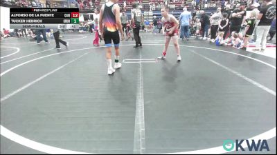 90 lbs Semifinal - Truitt Langford, ARDMORE TAKEDOWN CLUB vs Cadyn Tate, Bridge Creek Youth Wrestling