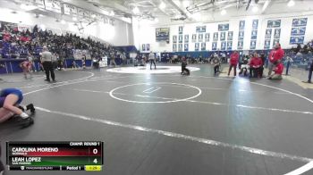 105 lbs Champ. Round 1 - Carolina Moreno, Norwalk vs Leah Lopez, San Marino