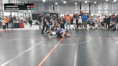 135 lbs Quarters - Adam Lewellen, Outlaw Wrestling Club vs Cason Reeves, Jungle Cat Wrestling Club