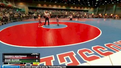 56-57 lbs Round 1 - Maverick Nightingale, Yerington Lions Wrestling vs Shane Gildone, Buckaroo Wrestling Club