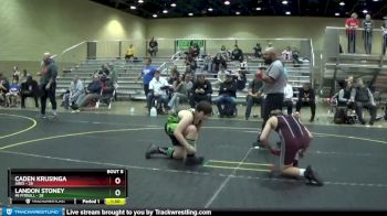 140 lbs Round 3 (6 Team) - Landon Stoney, Mi Pitbull vs Caden Krusinga, Ares