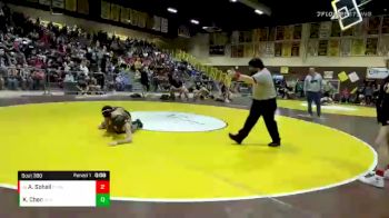 106 lbs Cons. Round 3 - Ahad Sohail, Capistrano Valley H S vs Khaisen Chen, Aliso Niguel