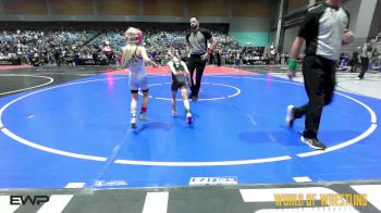 52 lbs Round Of 16 - Aubrey Eva, Aniciete Training Club vs Kenzie Pfeiffer, Motherlode Wrestling Club