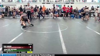 80 lbs Round 1 - Kai Weiss, Team Hammer Wrestling Academy vs Sawyer Decker, Well Trained