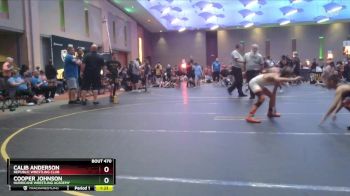 74 lbs Round 5 - Cooper Johnson, Hurricane Wrestling Academy vs Calib Anderson, Republic Wrestling Club