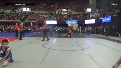 70 lbs Cons. Round 5 - Adam Wallace, Team Real Life vs Ethan Sterner, Havre Wrestling Club