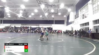 126 lbs Cons. Round 4 - Khaisen Chen, Aliso Niguel vs Richard Ma, San Marino