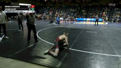 141 lbs Quarterfinal - Mosha Schwartz, Oklahoma vs Jayden Scott, North Carolina