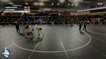 110 lbs Quarterfinal - Kate Martin, Mount Vernon vs Lauren Watson, Ankeny