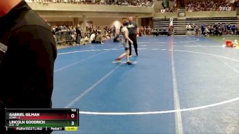 115 lbs Quarterfinals (8 Team) - Kray Wynia, K-M vs Elliot McKinley-Laway, LCWM