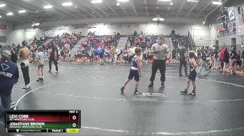70/75 Round 1 - Levi Cobb, JET Wrestling Club vs Jonathan Brown, Grizzlies Wrestling Club