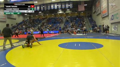 157 lbs Semifinal - Jagger French, Cal Poly vs Mark Takara, Utah Valley University