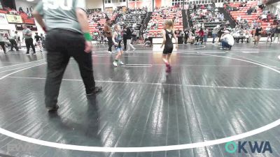 49-55 lbs Rr Rnd 2 - Reegan Perkins, Tahlequah Wrestling Club vs Maisyn Malone, Bartlesville Wrestling Club