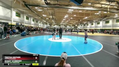75 lbs Cons. Round 3 - Tristan Ginther, Lemmon/McIntosh vs Rowdy Schrempp, Dupree Yout Wrestling