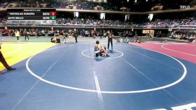 6A 157 lbs Semifinal - Nicholas Zamora, Arlington Martin vs Jaiye Bello, Conroe Woodlands College Park