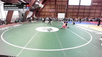 132A lbs Quarterfinal - Vincenzo Anello, Blair Academy vs Jack Dragoumanos, Doughboy