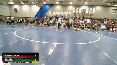 84 lbs Quarterfinal - Hudson LaRose, Hook`Em W. C. vs Ren Kay, Team Prestige