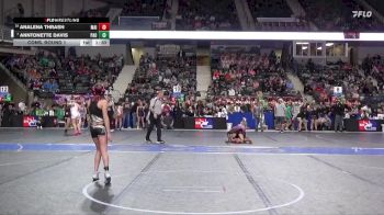 90 lbs Cons. Round 1 - Anntonette Davis, Paola vs AnaLena Thrash, Maize