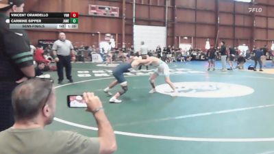 119 lbs Semifinal - Vincent Orandello, Vhw vs Carmine Sipper, James Caldwell Hs
