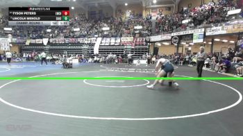 138 lbs Champ. Round 1 - Lincoln Menold, Sabetha HS vs Tyson Peters, Leoti Wichita County HS